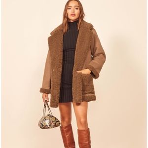 Reformation barlow coat Clearance